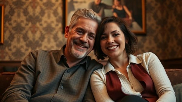 Couple enjoying Wisconsin family activities indoors.