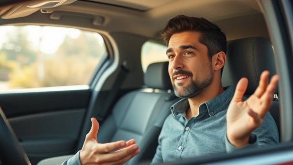 Affiliate Marketing Short Videos Mistakes explained by a man in a car.