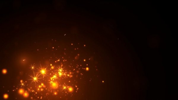Bright glowing sparks abstract for email marketing visuals
