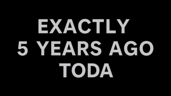 B2B brand storytelling through thought leadership with bold text and email overlay.