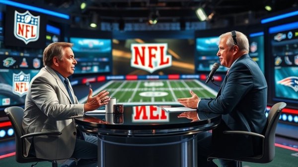 Two sports analysts reacting to the 2025 NFL Draft