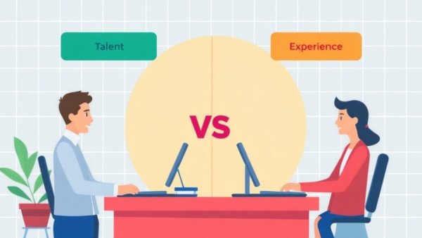Animated competition between businesses, comparing resources, social media marketing.