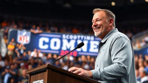 Matthew Golden Green Bay Packers at NFL Scouting Combine podium.