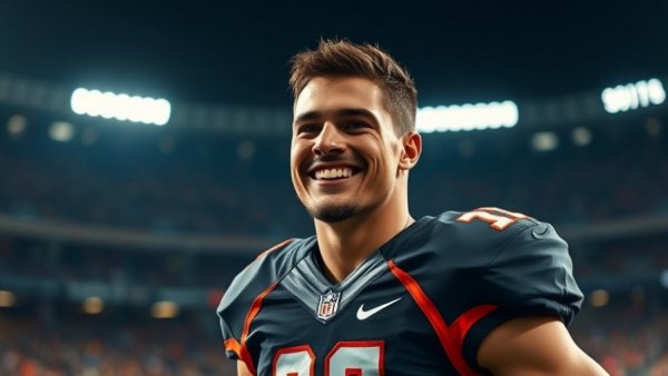 NFL Combine Key Takeaways featuring a football player. 2025 NFL Draft insights.