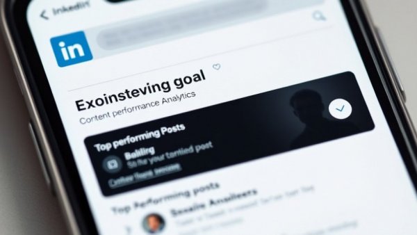 LinkedIn analytics screen showing content performance for social ROI.