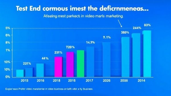 Video marketing importance bar chart, social media video statistics marketers need to know.