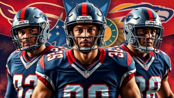 2025 NFL Draft preview with focused NFL players in jerseys.