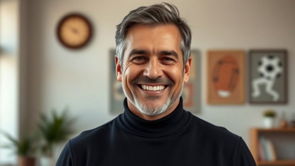 Wisconsin outdoor recreation related portrait of man in football-themed setting.