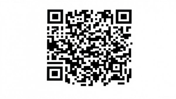 QR code related to wild turkey genetics study, black and white.