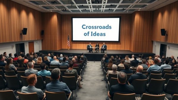 Conference panel discussion in modern Wisconsin venue, focused on family health.
