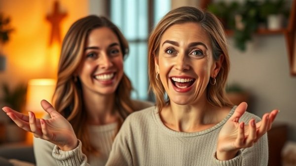 Engaging woman presenting marketing tips to drive traffic to website.