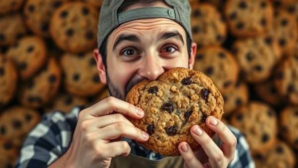 Counterculture Cookie Madison featured with giant cookies and eater.