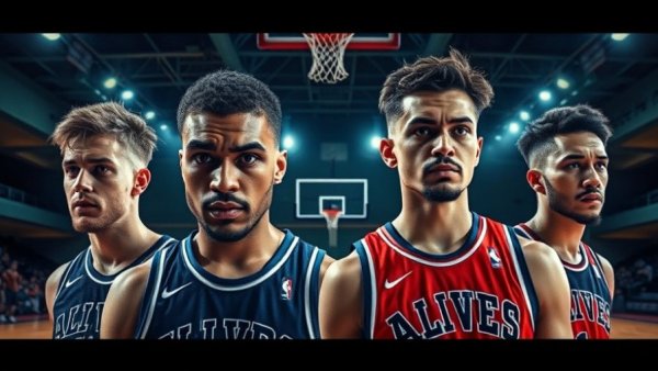 March Madness Sweet 16 Preview with basketball players.