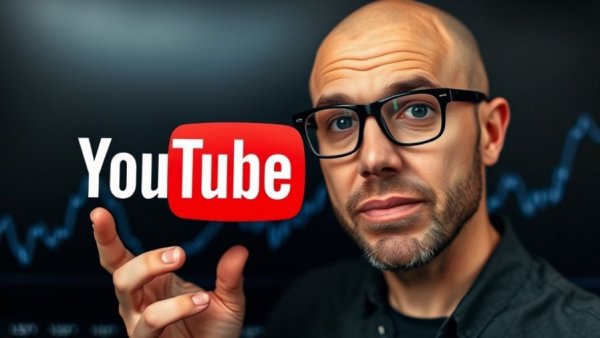 Video marketing strategy with YouTube focus, creator presenting.