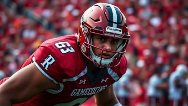 Brandon Cece Packers 2026 NFL Draft: Gamecocks player in action.