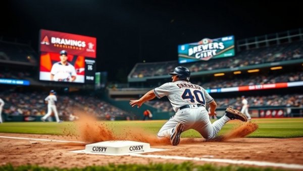 Milwaukee Brewers games highlight intense action on the field.