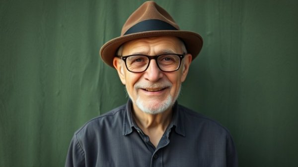 Elderly man in a hat enjoying the outdoors, capturing the spirit of Wisconsin family activities.
