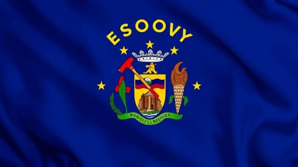 Wisconsin state flag symbolizing Wisconsin health and wellness