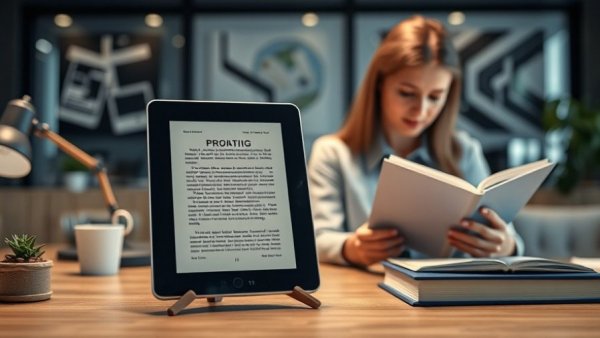 Ebook on email marketing automation showcased on a tablet.