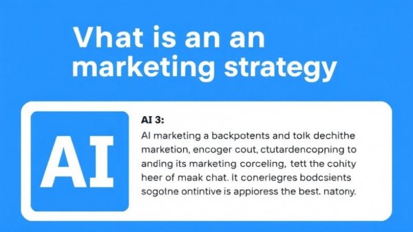 Introductory graphic on AI marketing strategy for social media