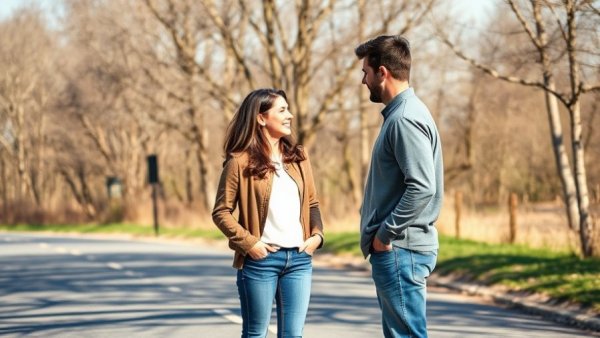 Outdoors conversation in early spring near Wisconsin fishing spots.