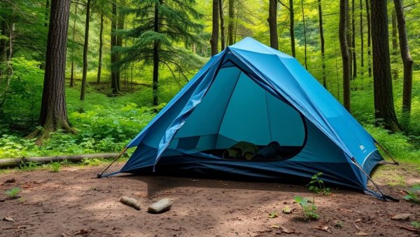 Lightweight tent setup on Lake Superior paddling gear list 2026.