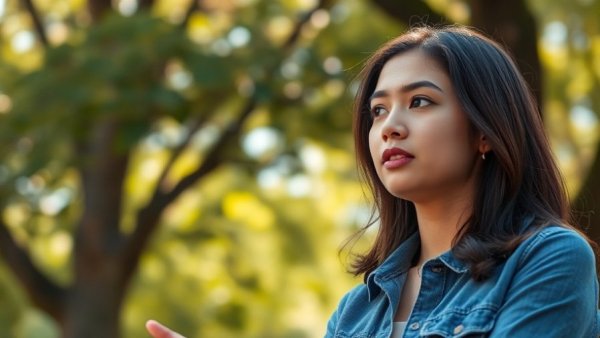 Fireworks safety tips Wisconsin shared by a young woman outdoors.