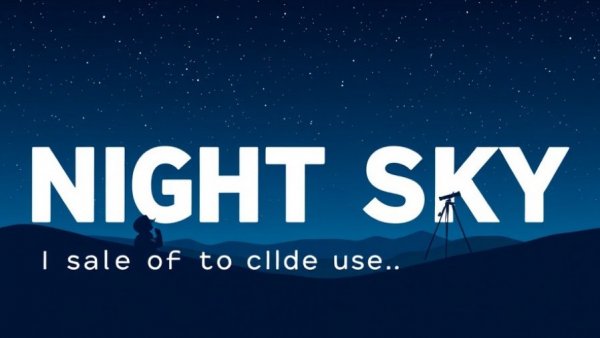 Wisconsin outdoor activities banner with stargazing elements.