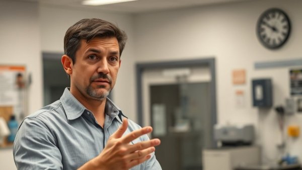 Man discussing myths about firearms for parents in Wisconsin.