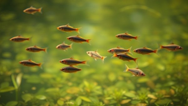 Wisconsin outdoor activities: fish swimming in freshwater lake