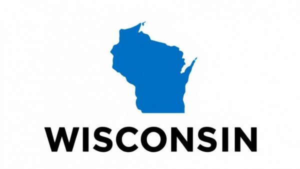 Wisconsin silhouette with Outdoor News Lake Profile text