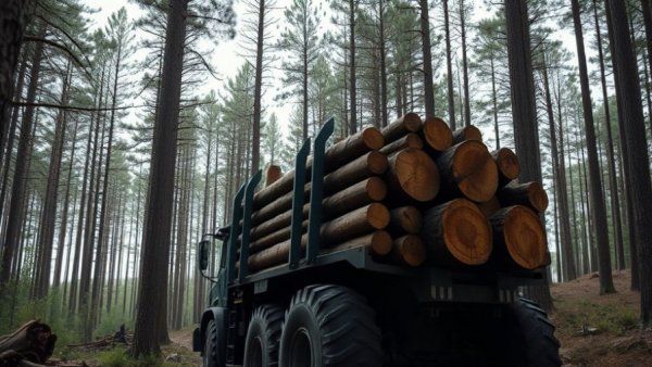 Wisconsin travel: Logging in Menominee Nation forest