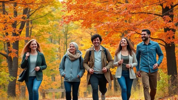 Discover Wisconsin vacation in Barron County, autumn walk