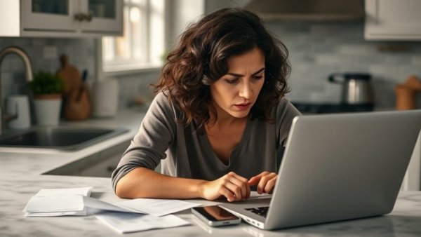 Tools to manage and pay bills on time: Woman stressed over bills