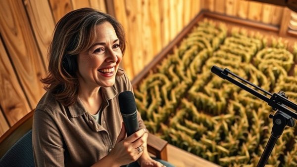 Wisconsin travel podcast featuring corn maze exploration.