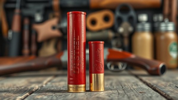 3½-inch shells for hunting on wooden table.