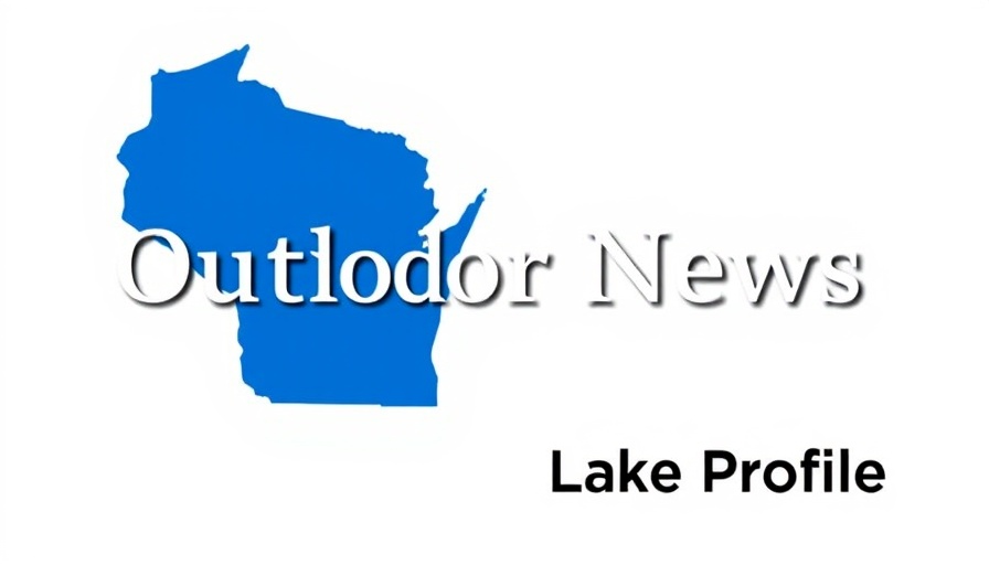 Outdoor News Wisconsin fishing spots map illustration