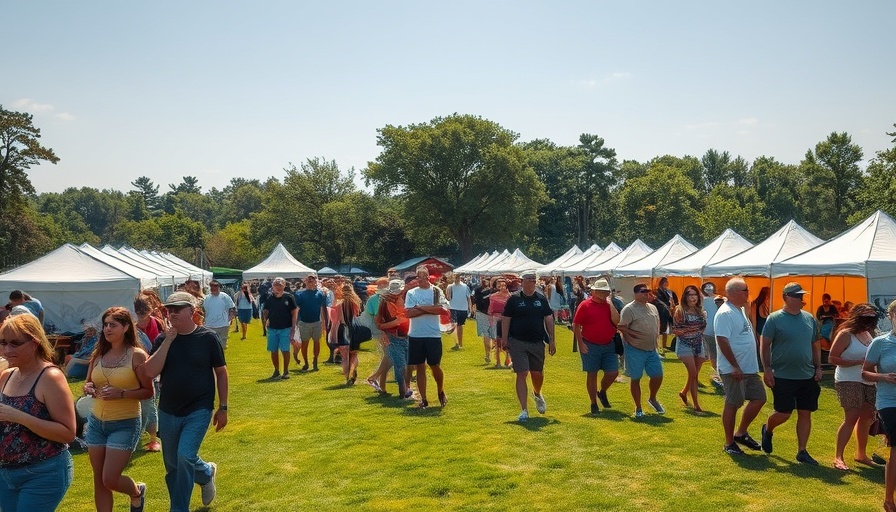 Wisconsin travel: Outdoor festival at Wood County Park.