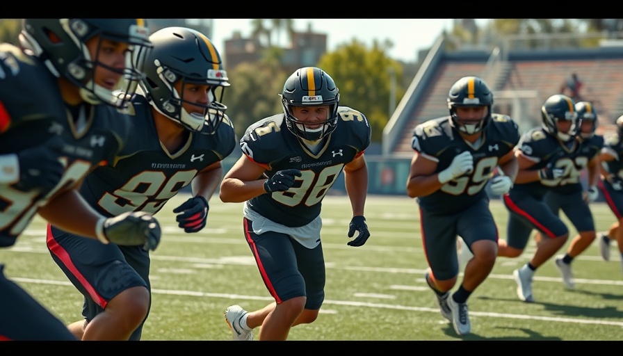 Wisconsin outdoor recreation with football practice