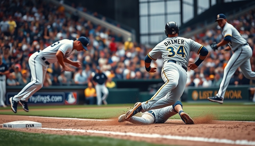 Milwaukee Brewers games highlight intense action during a game against Evans.