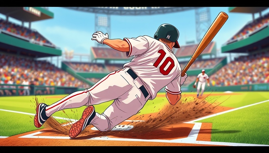 2025 NFL Draft related baseball moment, batter comically falling.