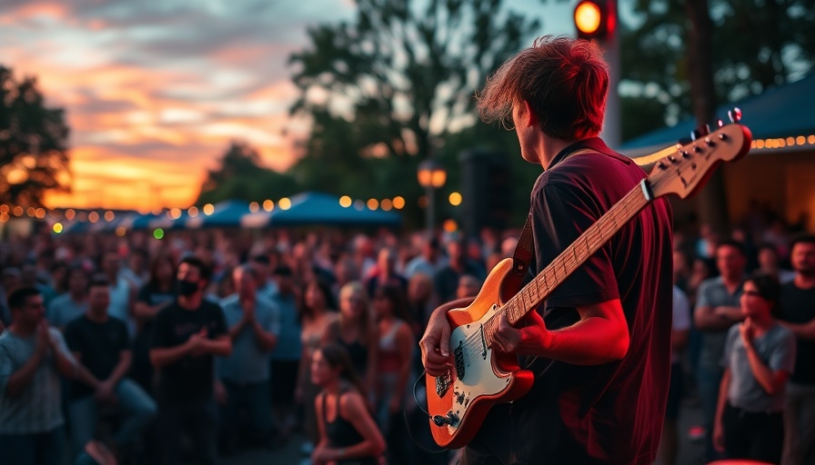 Exciting outdoor concert, Wisconsin family activities, vibrant scene.