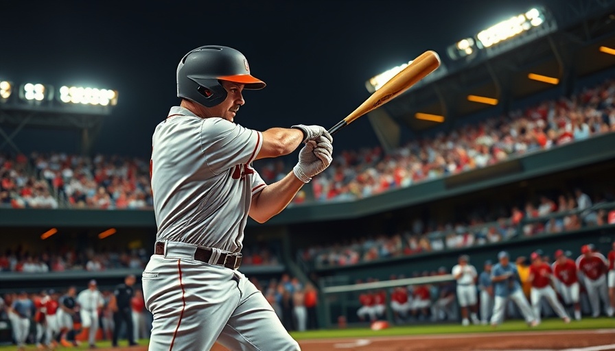 Player swings bat during a baseball game with crowd watching, 2025 NFL Draft.