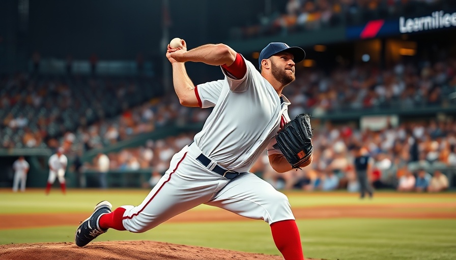 Milwaukee Brewers pitcher mid-pitch in high-energy game.