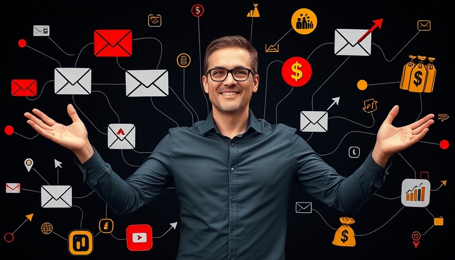 Person explaining how to make $36 per email using digital strategies.