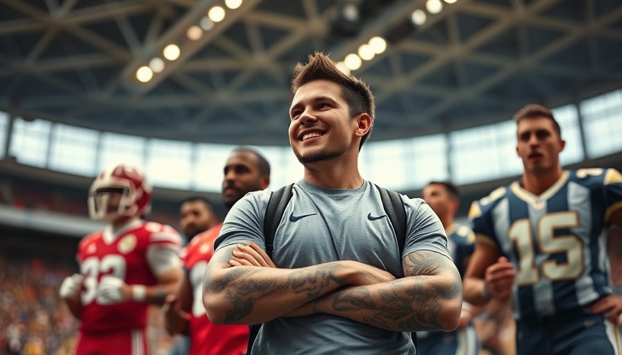 2025 NFL Draft featured characters in sports setting.