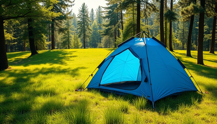Zpacks Pivot Solo tent set up in a grassy field with trees in the background.