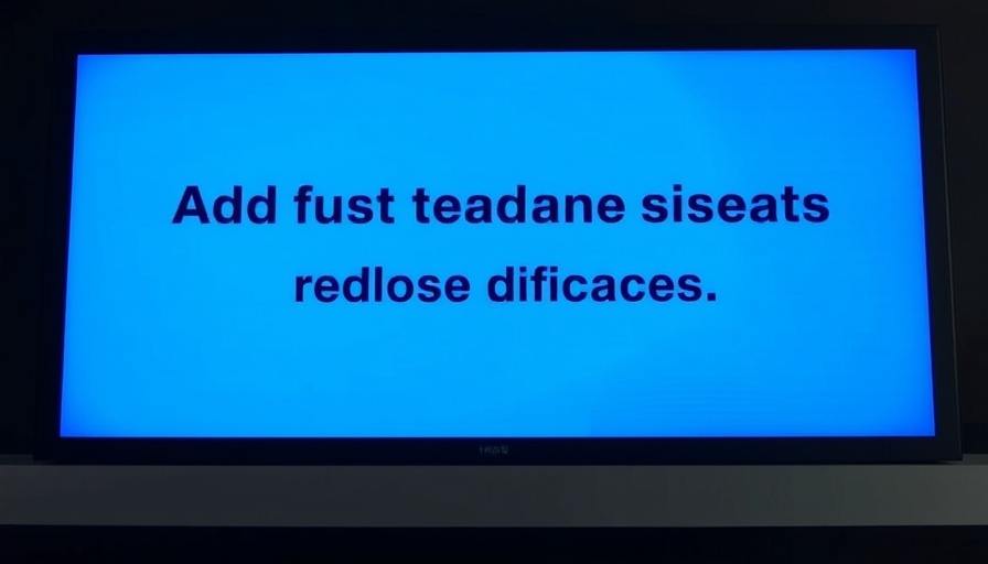 Digital display highlighting Facebook advertising mistakes.