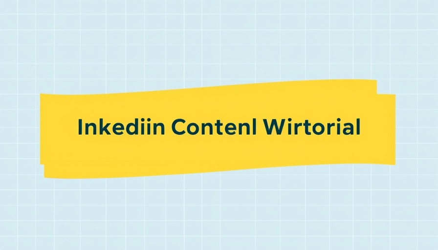 Simple LinkedIn Content Editorial Workflow graphic design.