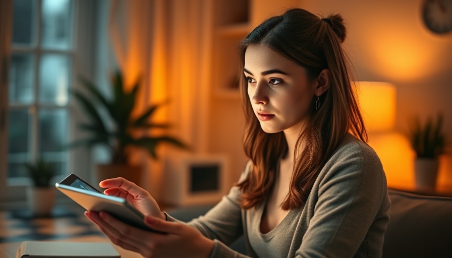 Focused woman reviewing email A/B testing options.
